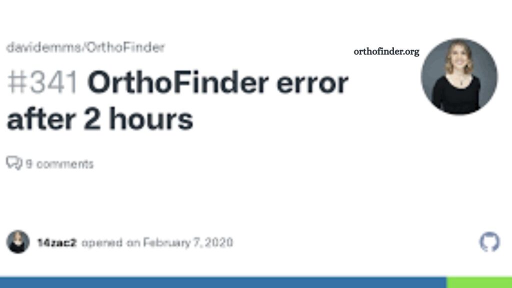 OrthoFinder Errors